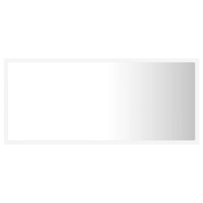 Valkoinen led-kylpyhuonepeili Viveta 90x8,5x37cm (akryyli)