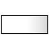 Musta led-kylpyhuonepeili Destiny 100x8,5x37cm (akryyli)