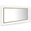 LED-kylpyhuonepeili Sonoma-tammi 100x8,5x37 cm akryyli