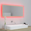 LED-kylpyhuonepeili Sonoma-tammi 100x8,5x37 cm akryyli