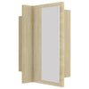 Kylpyhuoneen LED peilikaappi Sonoma tammi 40x12x45 cm akryyli