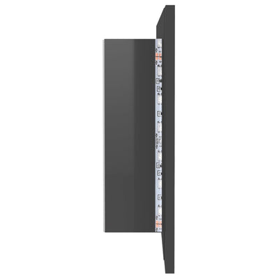 Kylpyhuoneen LED peilikaappi korkeak. harm. 100x12x45cm akryyli