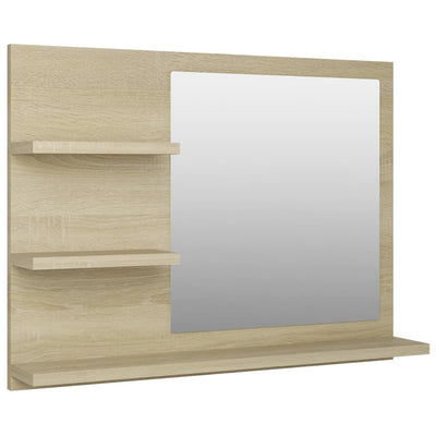 Kylpyhuonepeili Sonoma-tammi 60x10,5x45 cm tekninen puu