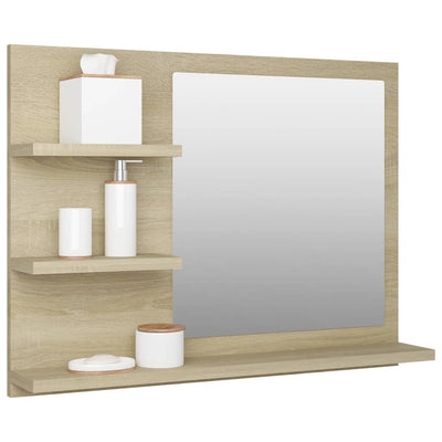 Kylpyhuonepeili Sonoma-tammi 60x10,5x45 cm tekninen puu