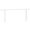 Valkoinen markiisin tolppasarja Nenciu 600x245cm (rauta)