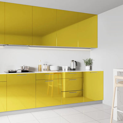 Kulta itseliimautuva huonekalukalvo Nyree 500x90cm (pvc)