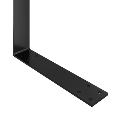 Kuormalavasohvan selkänoja musta 110 cm rauta