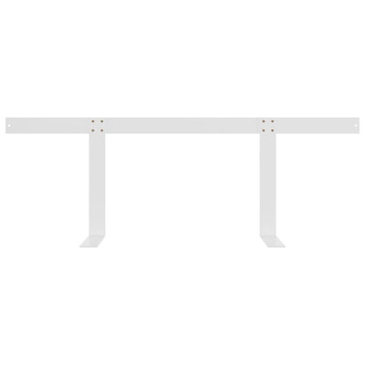 Kuormalavasohvan selkänoja valkoinen 110 cm rauta