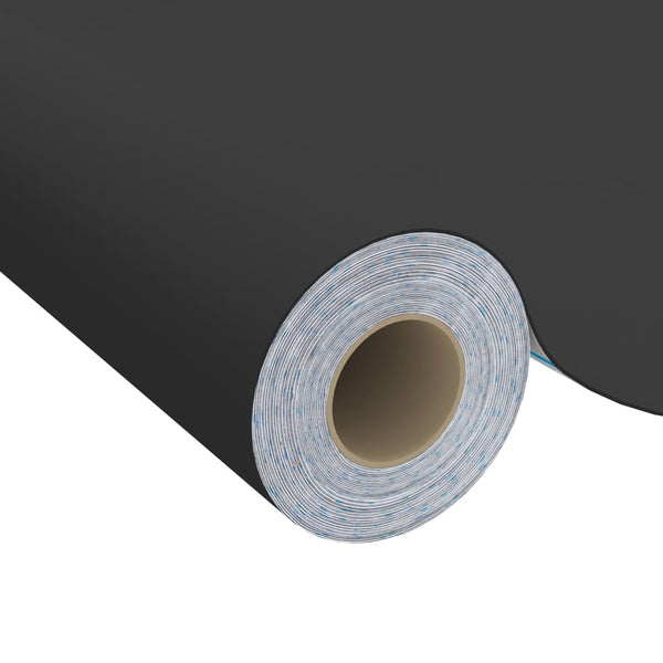 Musta itseliimautuvat huonekalukalvot Oradea 500x90cm (2 kpl pvc)