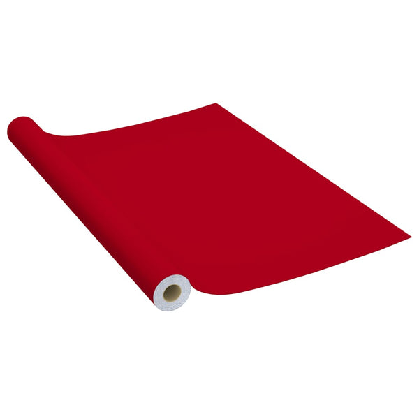 Punainen itseliimautuvat huonekalukalvot Oradea 500x90cm (2 kpl pvc)