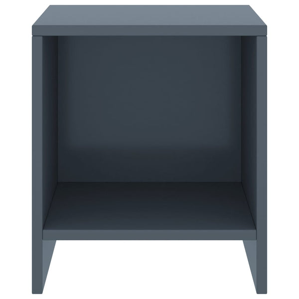 Vaaleanharmaa yöpöydät Velizar 35x30x40cm (2 kpl, mänty)