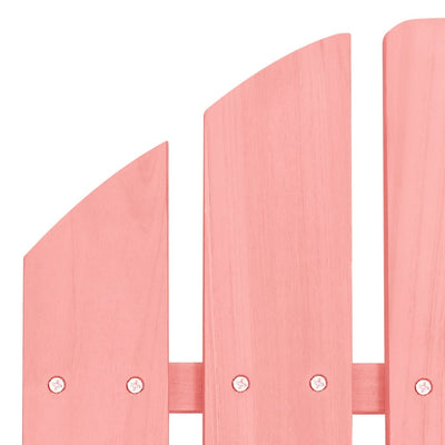 Adirondack-puutarhatuoli rahilla täysi kuusi pinkki