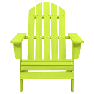 Adirondack-puutarhatuoli täysi kuusi vihreä