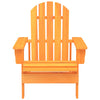 Oranssi adirondack-puutarhatuoli Iacome (kuusi)