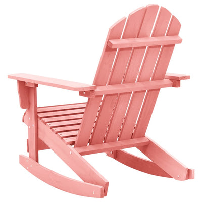 Pinkki adirondack-puutarhan keinutuoli Ramco (kuusi)