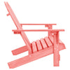 2-istuttava Adirondack-puutarhatuoli täysi kuusi pinkki