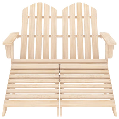 2-istuttava Adirondack-puutarhatuoli/rahi täysi kuusi