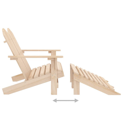 2-istuttava Adirondack-puutarhatuoli/rahi täysi kuusi