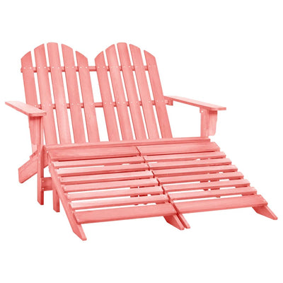 2-istuttava Adirondack-puutarhatuoli/rahi kuusi pinkki