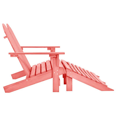 2-istuttava Adirondack-puutarhatuoli/rahi kuusi pinkki