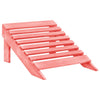 2-istuttava Adirondack-puutarhatuoli/rahi kuusi pinkki