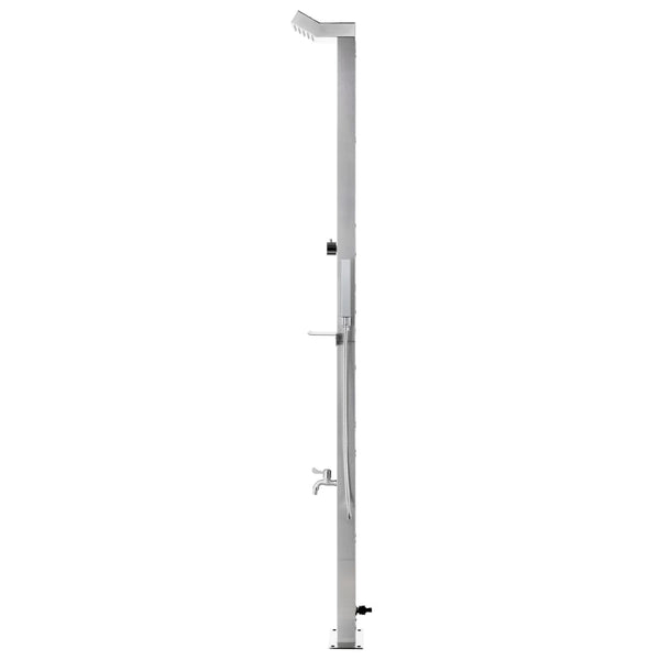 Ruostumaton teräs puutarhasuihku Filoteia 220cm