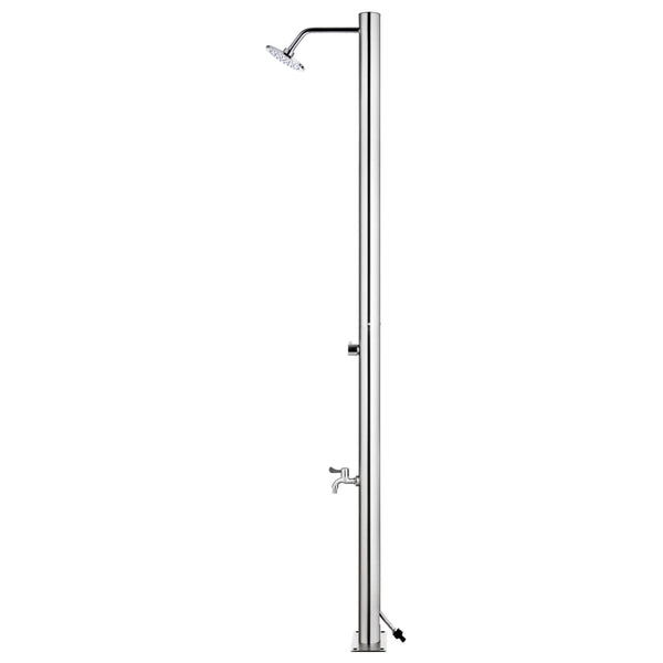 Ruostumaton teräs puutarhasuihku Pandelache 215cm