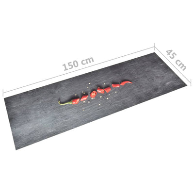 Keittiön pestävä lattiamatto Pepper 45x150 cm