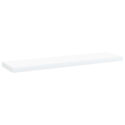 Kirjahyllytasot 4 kpl valkoinen 40x10x1,5 cm tekninen puu