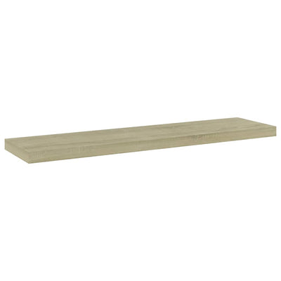 Kirjahyllytasot 4 kpl Sonoma-tammi 40x10x1,5 cm tekninen puu