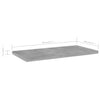 Kirjahyllytasot 4 kpl betoninharmaa 40x20x1,5 cm tekninen puu