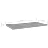 Kirjahyllytasot 8 kpl betoninharmaa 40x20x1,5 cm tekninen puu