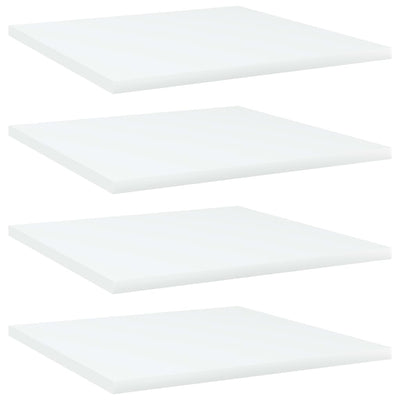 Valkoinen kirjahyllytasot Vasiu 40x40x1,5cm (4 kpl puinen)