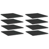 Musta kirjahyllytasot Vasiu 40x50x1,5cm (8 kpl)