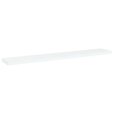 Kirjahyllytasot 4 kpl valkoinen 60x10x1,5 cm tekninen puu