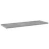 Kirjahyllytasot 4 kpl betoninharmaa 60x20x1,5 cm lastulevy