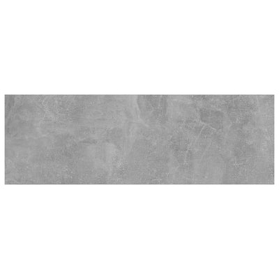 Kirjahyllytasot 4 kpl betoninharmaa 60x20x1,5 cm lastulevy