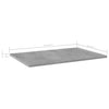 Kirjahyllytasot 8 kpl betoninharmaa 60x40x1,5 cm lastulevy