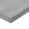 Kirjahyllytasot 8 kpl betoninharmaa 80x10x1,5 cm lastulevy