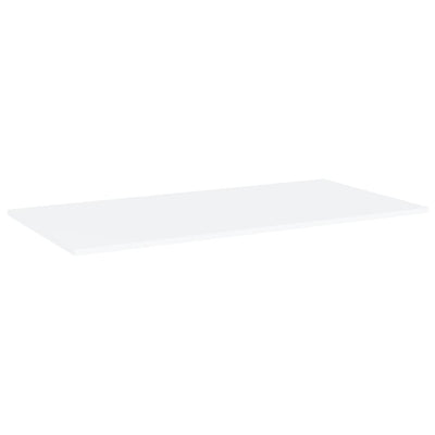 Kirjahyllytasot 4 kpl valkoinen 80x20x1,5 cm tekninen puu