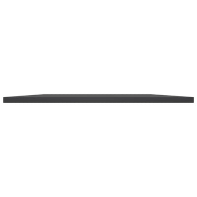 Kirjahyllytasot 8 kpl harmaa 80x20x1,5 cm lastulevy