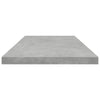 Kirjahyllytasot 4 kpl betoninharmaa 80x20x1,5 cm lastulevy