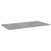 Kirjahyllytasot 8 kpl betoninharmaa 80x20x1,5 cm lastulevy