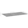 Kirjahyllytasot 8 kpl betoninharmaa 80x40x1,5 cm lastulevy