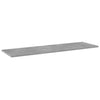 Kirjahyllytasot 4 kpl betoninharmaa 100x30x1,5 cm lastulevy