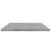 Kirjahyllytasot 4 kpl betoninharmaa 100x40x1,5 cm tekninen puu