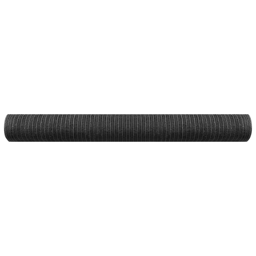Näkösuoja antrasiitti 1,2x25 m HDPE 150 g/m²