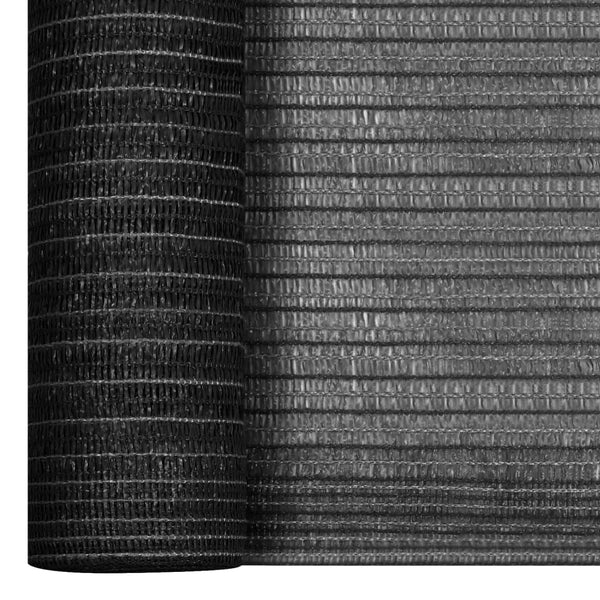 Näkösuoja antrasiitti 3,6x10 m HDPE 195 g/m²