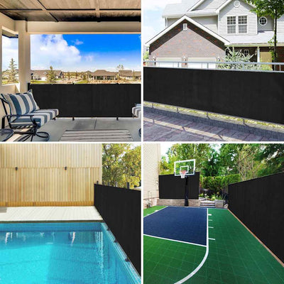 Musta näkösuoja Besirgemal 1x25 m (hdpe 75 g/m²)