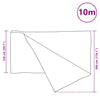 Näkösuoja musta 1,5x10 m HDPE 75 g/m²